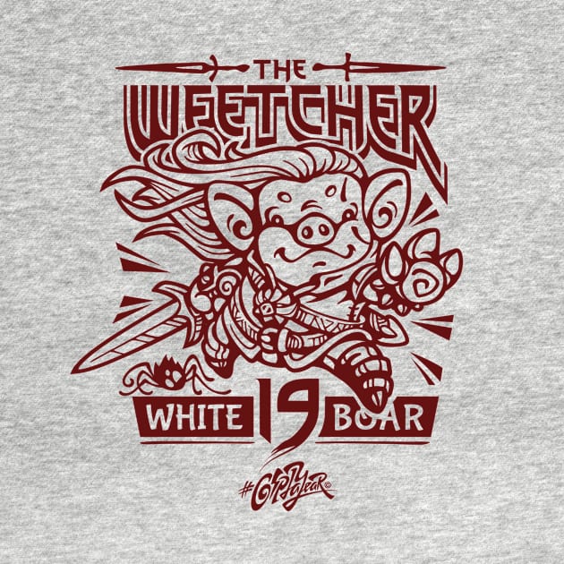 The Weetcher: White Boar by fonch